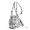 2024 Women's Summer Bucket Bag Set: Fashion Drawstring, Rivet Design, with Wide Shoulder Strap and Messenger Bag.