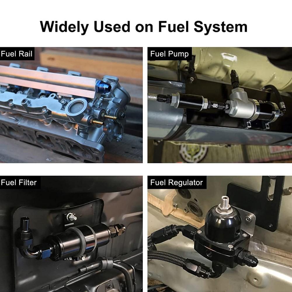 AN4 AN6 AN8 Fuel System Straight Adapter Fitting Female To 1/4NPT 1/2NPT 1/8 NPT 3/8NPT Male Swivel Adapter Fitting TF-1085