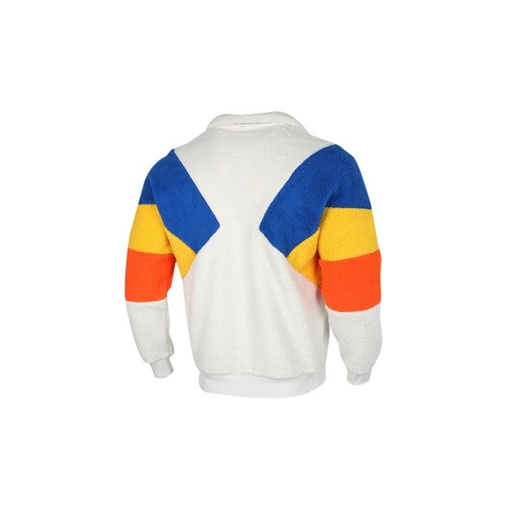 PUMA Retro Block Sherpa Stand Collar Colorblock lamb's wool Casual Jacket Gray Men's 530808-05