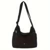 Plátěná crossbody taška Hobo s velkou kapacitou a 4 barvami - Odolná, nastavitelná, trendy taška přes rameno