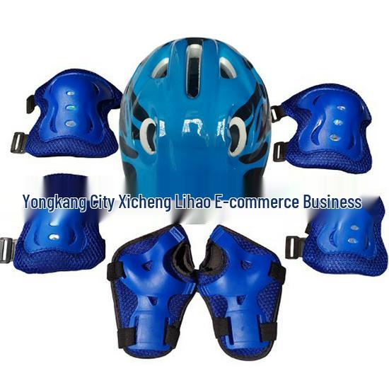 Dětská 7dílná bezpečnostní sada pro helmy, kola, brusle a skateboardy