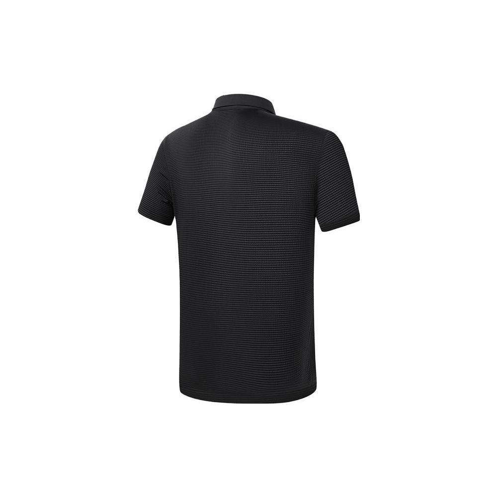 New FILA Polo Shirt Men's Pitch Black A11M335116ABK