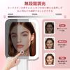 LunarCorky Hand 1x 15x LED Makeup USB Makeup Tabletop Mirror with Handheld Travel Mirror Double-Sided Mirror, & Magnification, Light, Mirror,