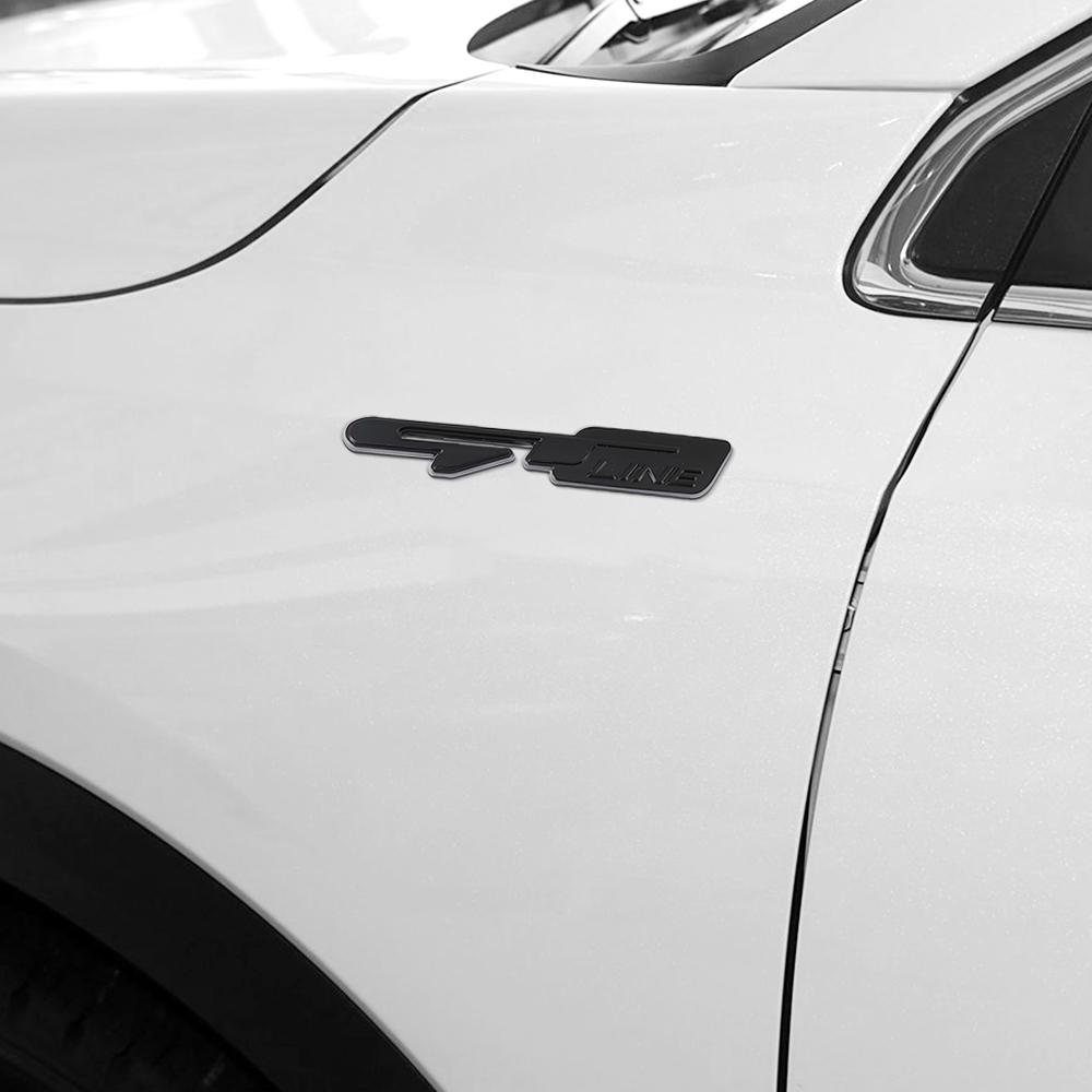 3D ABS Logo GT Line Emblem Abzeichen Auto Heckklappe Aufkleber Für KIA Sportage Ceed Stinger RIO EV9 K3 K5 Xceed Picanto Proceed Forte
