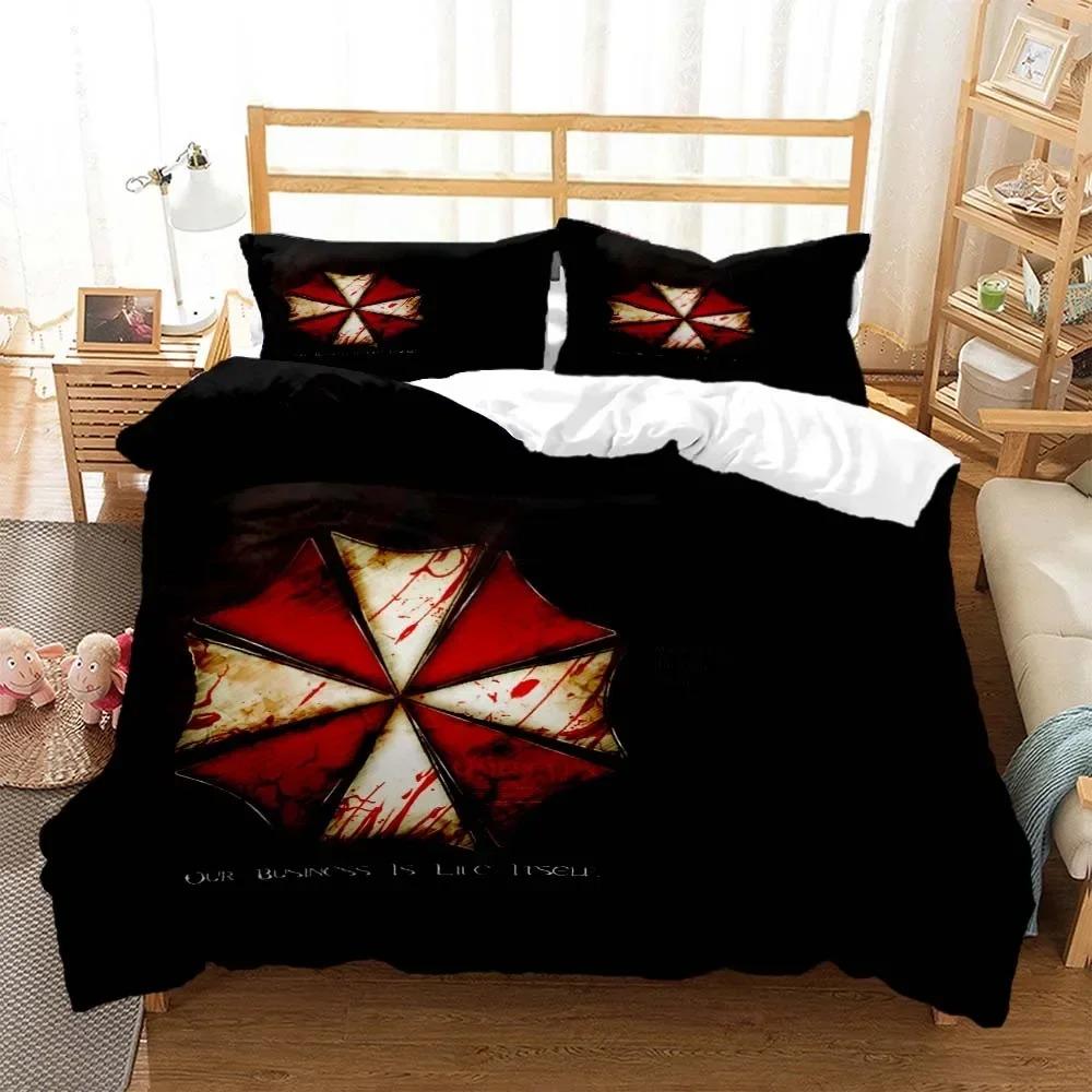 Regenschirm Zombie Firma Bedding Set For Bedroom Soft Modern Bedspreads Comefortable Kids Duvet Cover Quilt Cover And Pillowcase