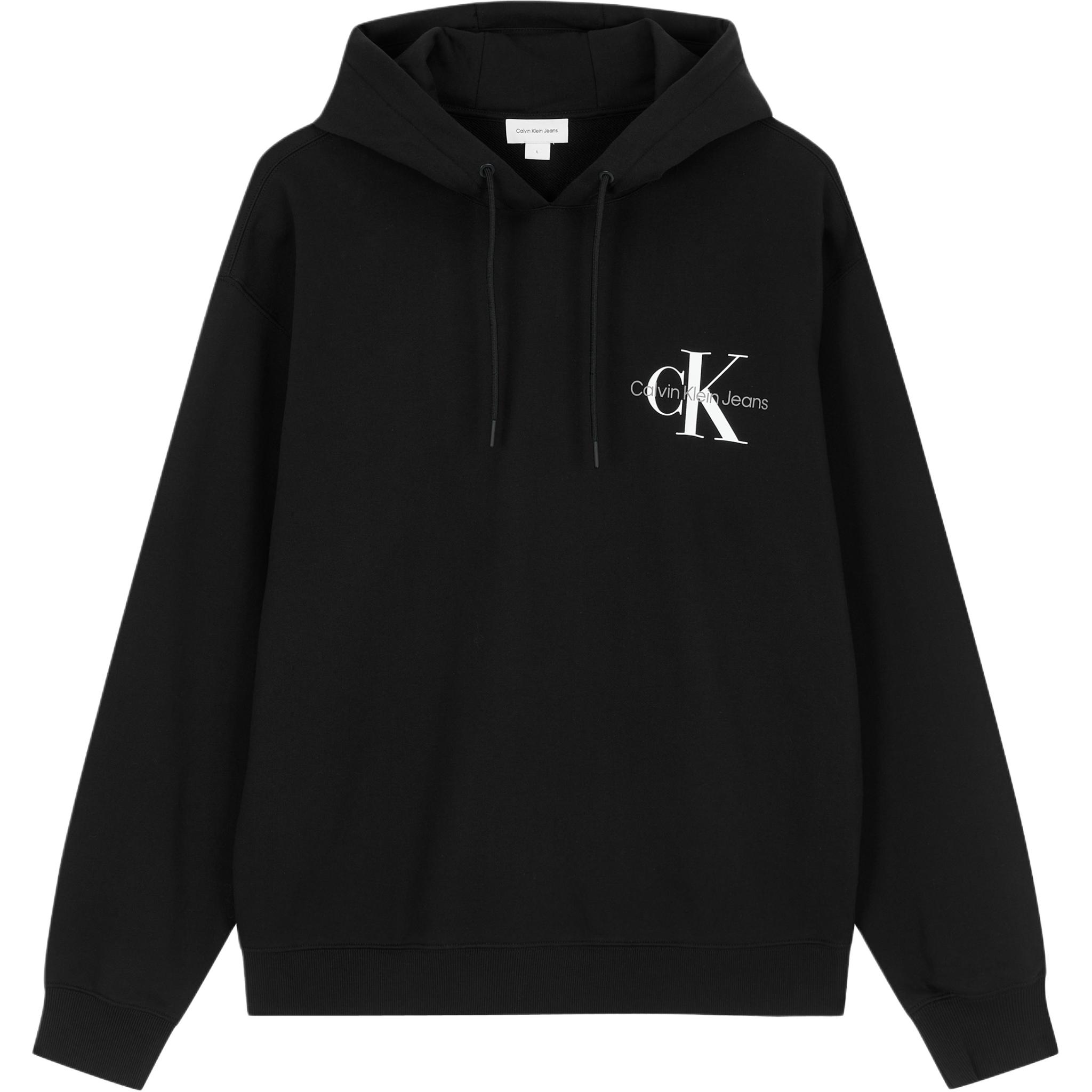 

Calvin Klein Letter Print Hooded Sweatshirt Unisex Sweatshirt Black J327360-BEH M