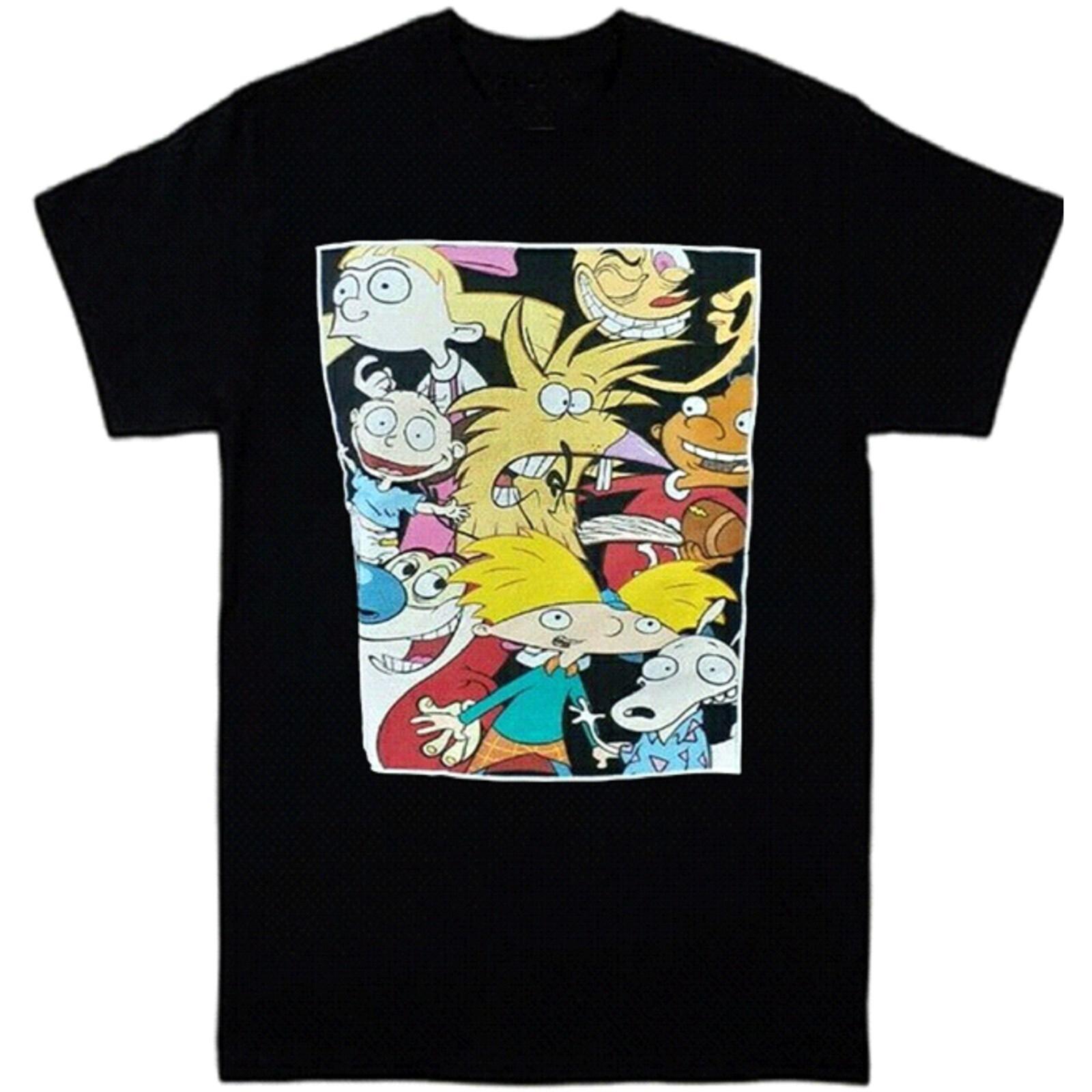 Nickelodeon Multi-Show Men s Black T-Shirt - NWT L