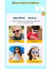 Children's Polarized Flip-Up Monkey Sunglasses with UV Protection