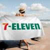 7-E-ELEVENS Asciugamano da Spiaggia Stampato in Microfibra Alpinismo Yoga Spiaggia Nuoto Corsa Asciugamano Morbido Assorbente