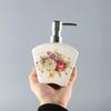 450ml Ceramic Hand Sanitizer Bottle French Premium Ice Cracked Shampoo Bottle Shower Gel Dispenser Bottle Bathroom Accessories