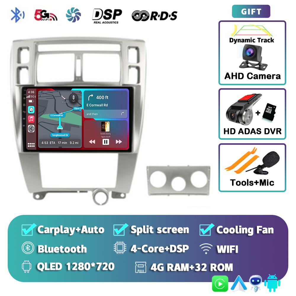 Android 14 Carplay Car Radio For Hyundai Tucson 2004 2005 2006 2007 2008 2009 Multimedia Video Player Navigation Stereo 2Din DVD