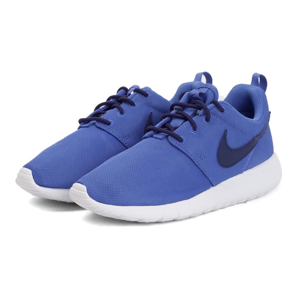 Nike Roshe One GS Comet Blue Kids Sneakers White-Binary-Blue 599728-420