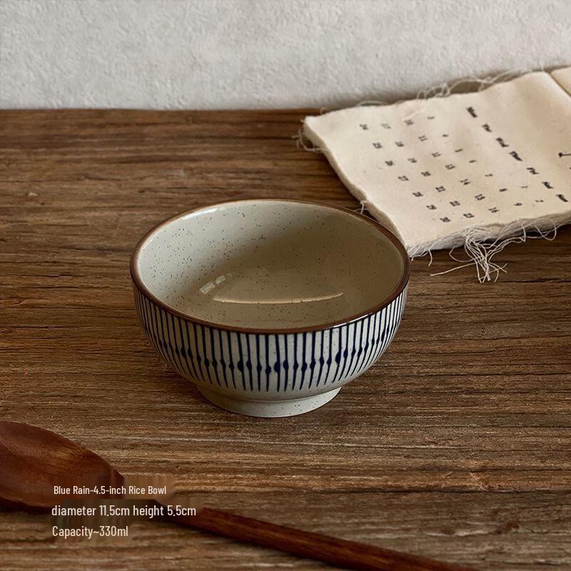 Japanese Style Retro Ceramic Ramen Bowl
