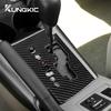 LHD for Toyota RAV4 2006 2007 2008 2009 2010 2011 2012 Car Gear Shift Panel Real Soft Carbon Fiber Sticker Interior Trim