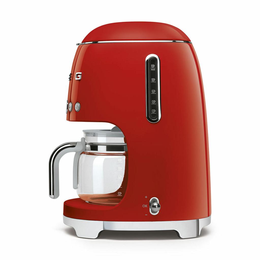 Překapávací kávovar Smeg DCF02RDEU Red 1050 W 1,4L