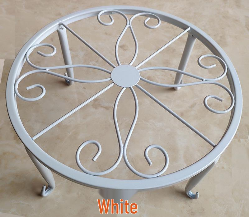 

Популярна кована підставка для квіткових горщиків для внутрішнього/зовнішнього використання - Малий одноярусний підвісний кошик для балкона або саду