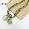 Adjustable Curtain Ties 2Pcs Tiebacks Rope, Decorative Handmade Tie Back, Simple Securing Holdbacks Ropes for Living Room Bedroom Window Sheer Drapes
