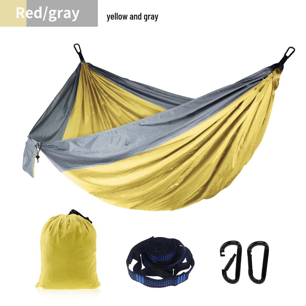 Adjustable Straps Nylon Hammock - High-End Single/Double Outdoor Use