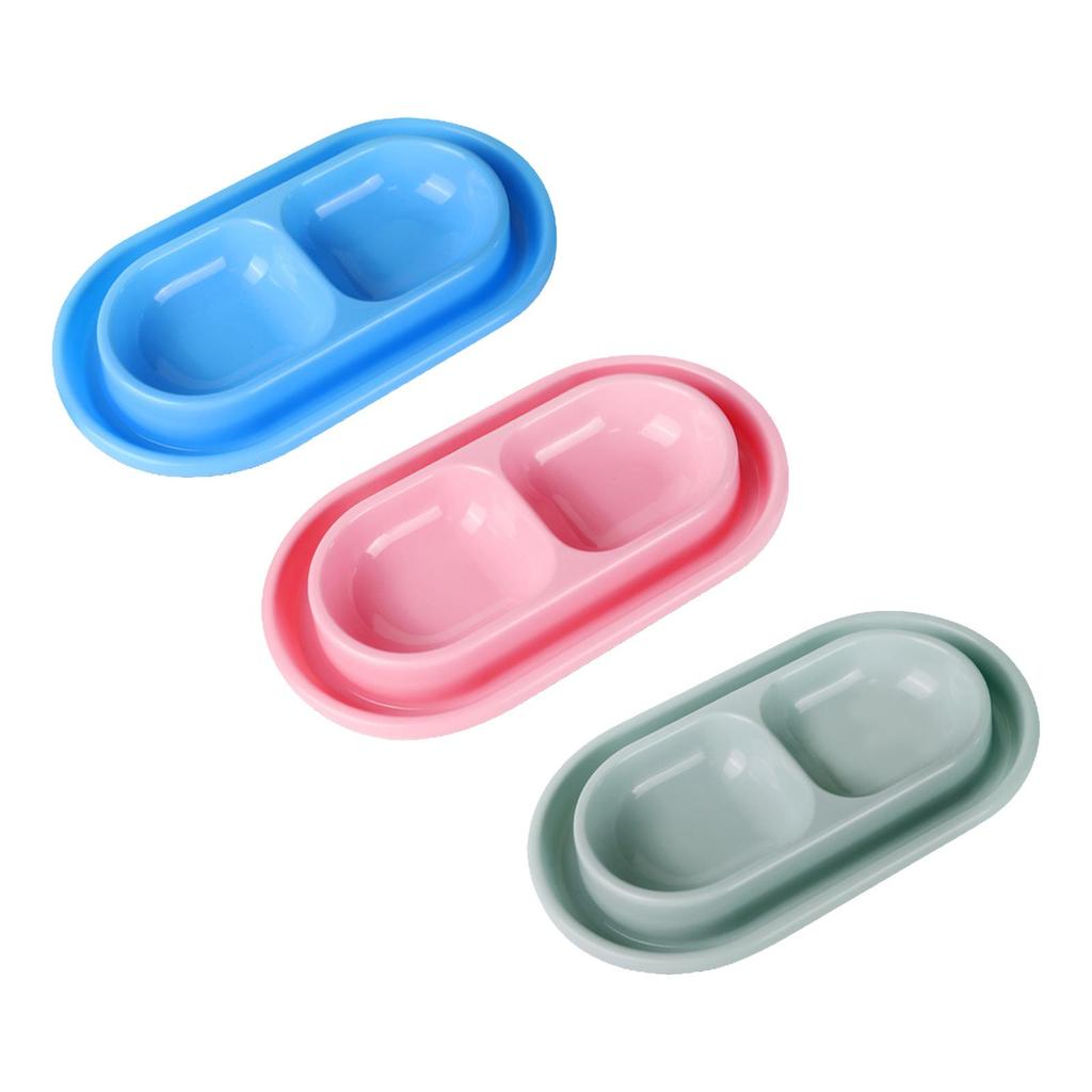 Cat Bowls for Food and Water Outdoor AntiSlip Cat Food and Water Feeder