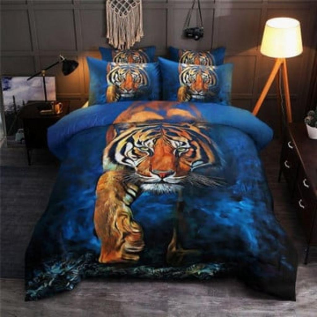 Tmarc Tee Tiger Power Bedding Set Home Bedding Set Comforter Cover Set