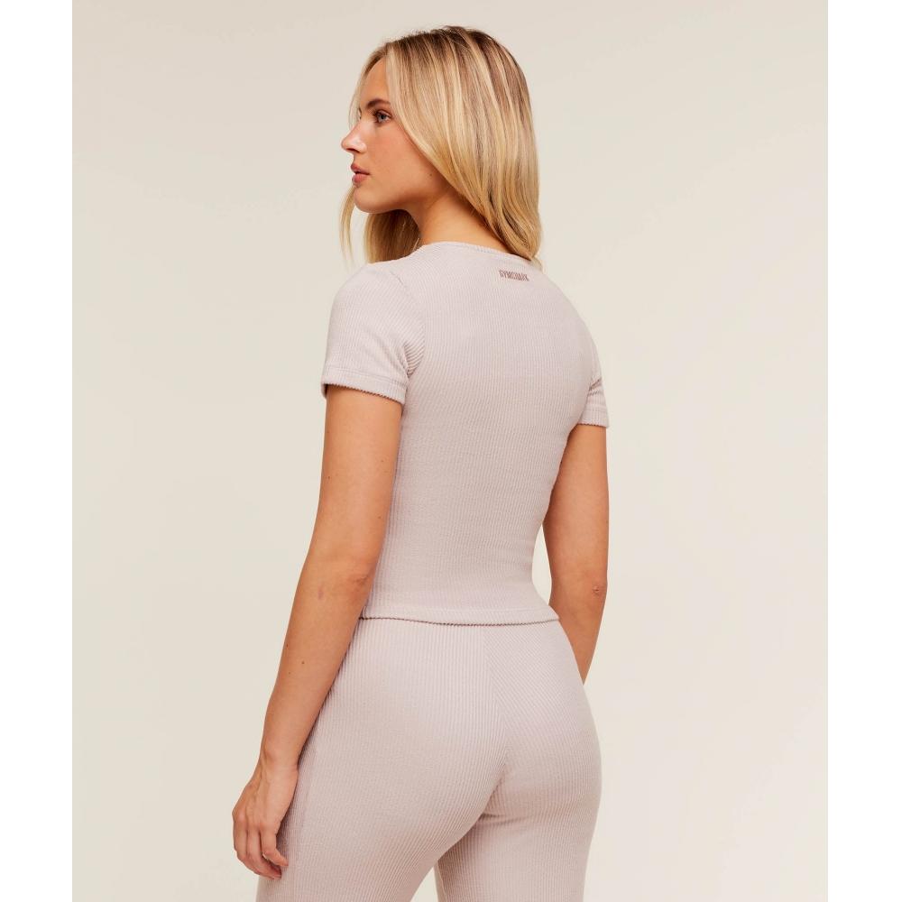 Gymshark SupersofT T shirT Dusk Pink B5b4o Kc20