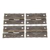 20 Set Antique Decorative Hinges Zinc Alloy Vintage Box Hinges Jewelry Box Hardware for Wooden