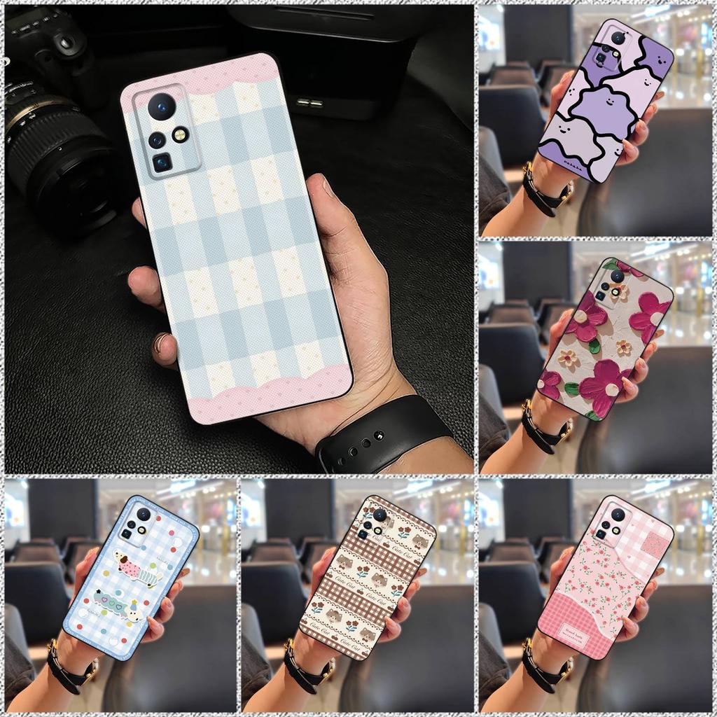 Silicone TPU Phone Case For infinix Zero X/X Pro/X6811/X6811B Animals Fashion Design Cartoon Graffiti Anti-knock Cute