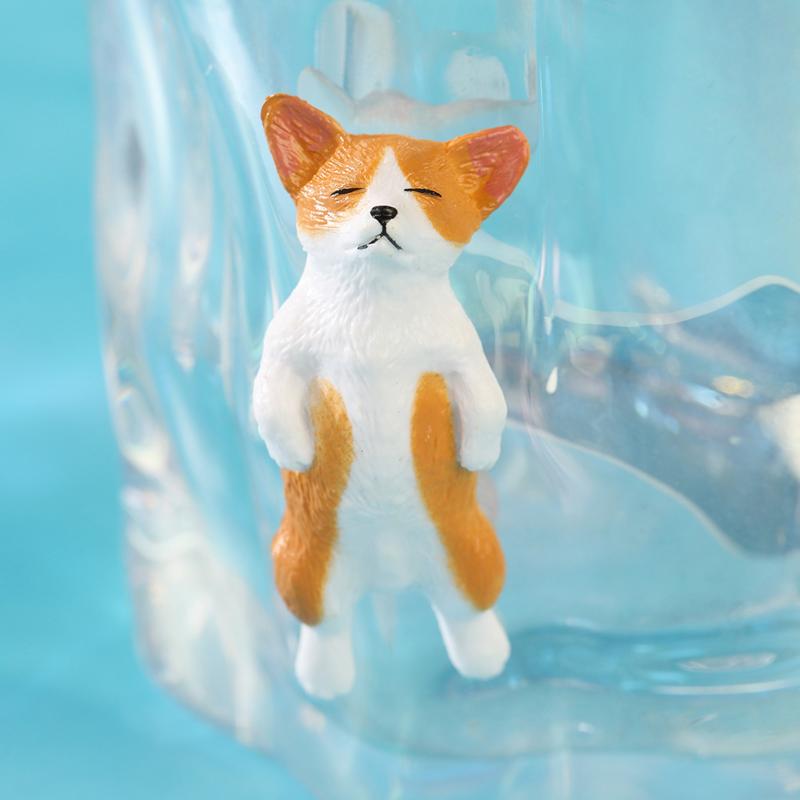Car Dashboard Dog Toys Accessories Decorate Mini Corgi Resin Doll Ornament Auto Interior Cute Puppy Gift Decorations