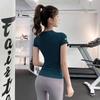 Women's Quick-Dry Yoga & Running T-Shirt - Summer Elastic Fit for Fitness and Pilates