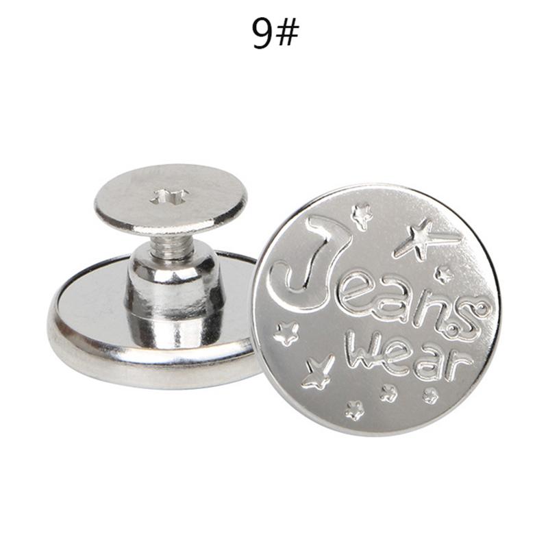 Button Pins For Jeans Button Replacement For Pants  Diy Button Pins