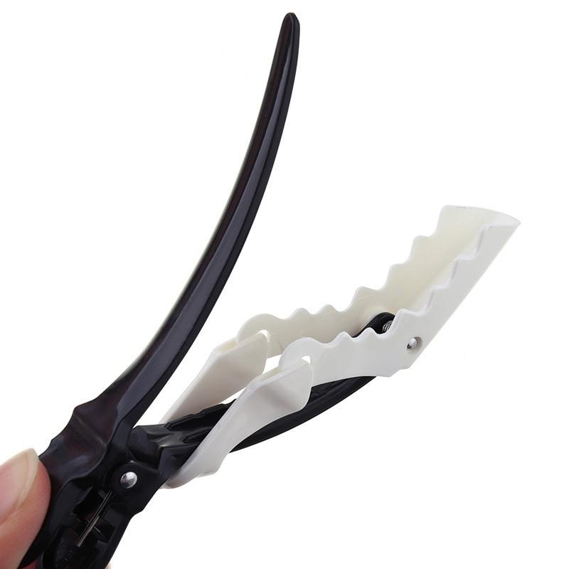5Pcs/Set Hair Clip Crocodile Hairstyling Tools Modeling Accessories Hairpin Clamp Grip Plasitic Matte Haircut Salon