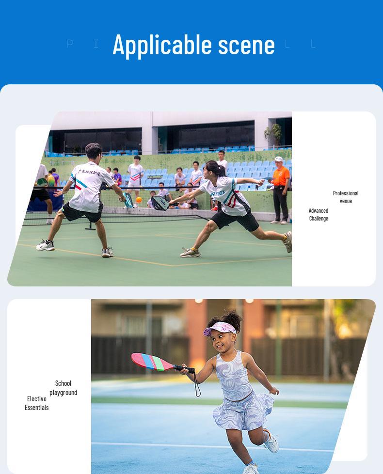 Carbon Silent 14mm One-Piece Competition Pickleball Paddle