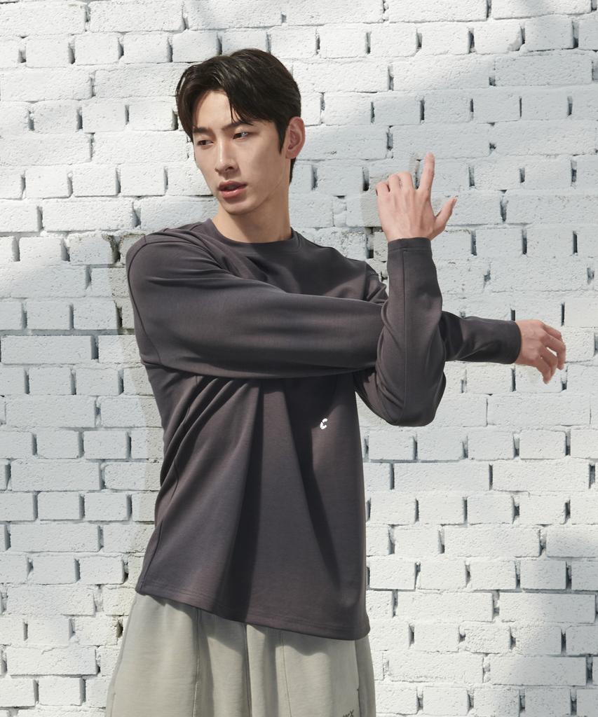 Chaebteoegseu [2Pack] Semi-Overfit Soft Long Sleeve (3 Colors)