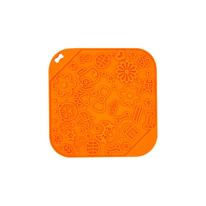 Pet Licking Mat, Pet Utensils, Dog Slow Food Mat, Meal Mat, Suction Cup, Slow Food Mat, Cat and Dog Licking Mat