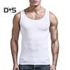 Herren Sport-Unterhemd, quadratischer Halsausschnitt, schmale Passform, atmungsaktiv, weiche Schweißabsorption, einfarbig, mittellang, elastisch, lässig, zum Joggen, Fitnessstudio, Tanktop, Unterhemd