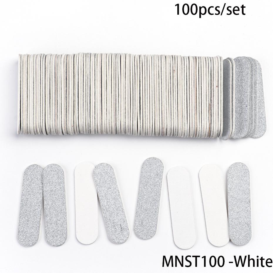 Xiaomi 50/100pcs Double Side Nail Files Mini Wood Sanding Buffer Block Set For Gel Polish Manicure Pedicure Salon Nail Art Tools