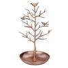 Vintage Bird Tree Jewelry Holder Trinkets Keys Earring Necklace Ring Bracelet Jewelry Accessories Display Organizer Stand Metal Storage Rack
