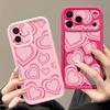 For iPhone 17 Pro Max Case Y2K Retro Gradient Love Hearts Pattern Shockproof Bumper Soft Silicone Cover For iPhone 16 15 14 13 Pro 12 11 16E Air