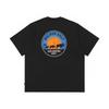 MALBON GOLF [Last Frontier] Exploration Round Short Sleeve T-Shirt Black (Man)