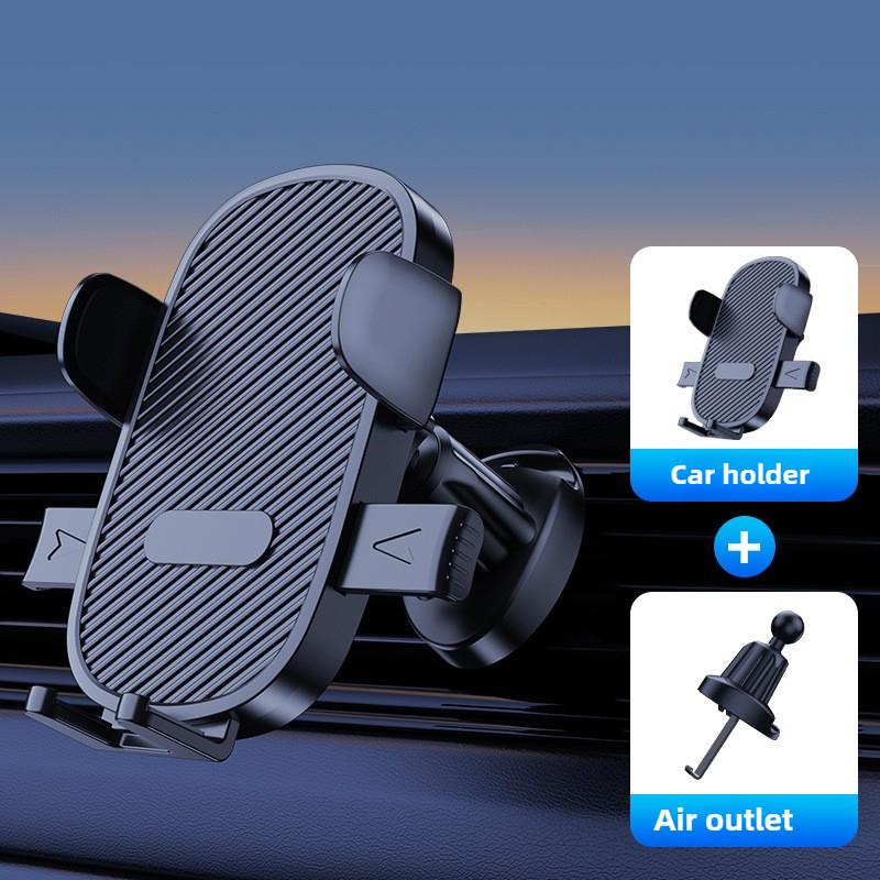 Car Phone Holder Mount 360° Rotation Phone Mount with Hook Clip for Car Air Vent Compatible with iPhone Samsung Android Cell Phone