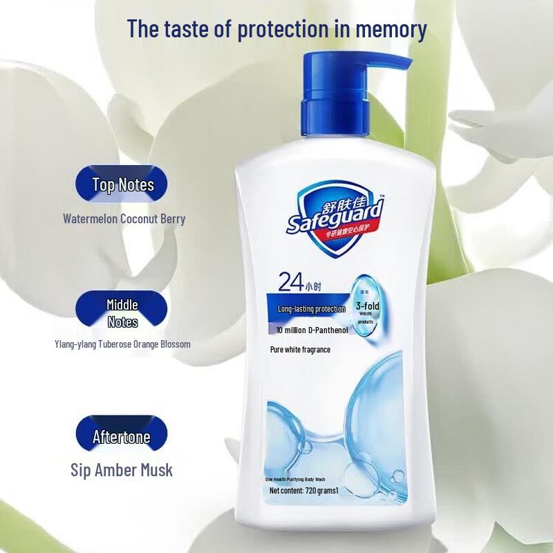 Safeguard Healthy Clean Shower Gel Pure White Fragrance 720g