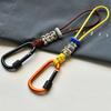 Multifunctional Tactical Braided Lanyard Carabiner Outdoor Camping Hook Cord Backpack Buckle Keychain Hiking Accessories