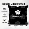 Modemarke MMary QQuant Cushion Cover Plüschstoff Weich Beidseitig Bedruckt Sofa Warm Winter Zuhause Kindergeschenk Kissenbezug