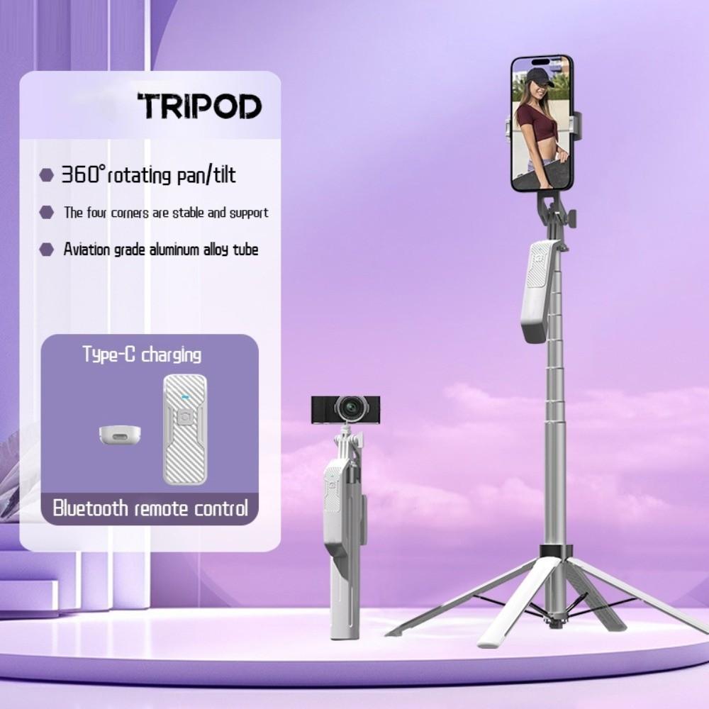 Portable Bluetooth Selfie Stick Handheld Selfie Stick Stand Telescopic Selfie Stick  Live Broadcast