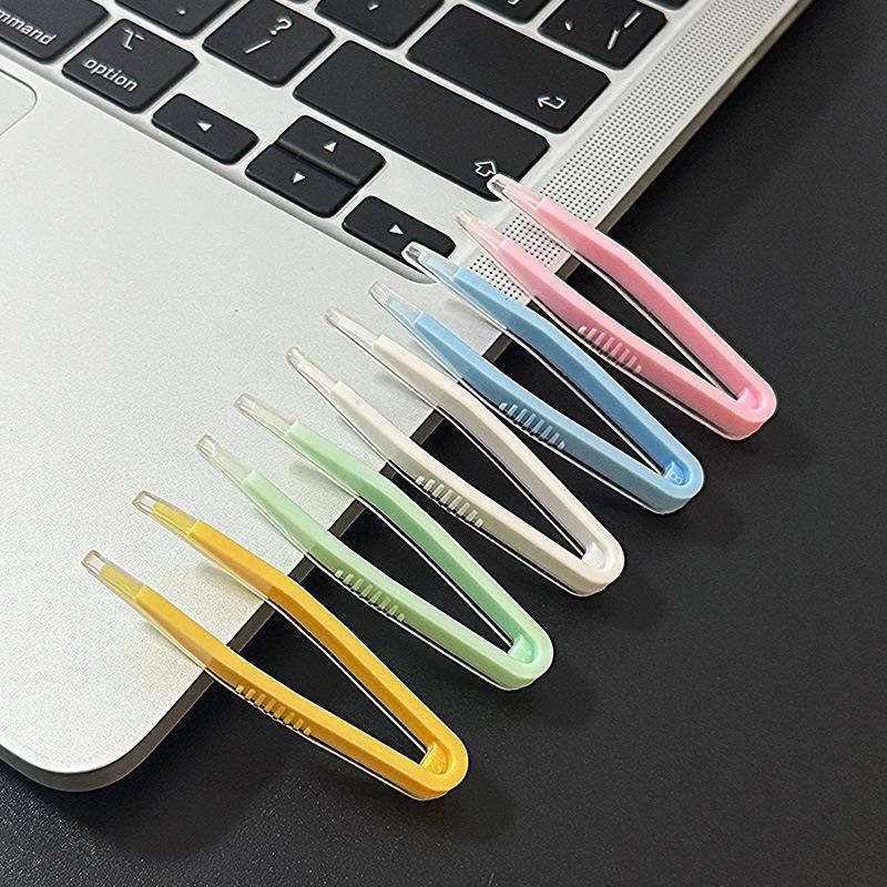 5 Pcs/Set Contact Lens Inserter Wearing Tool Contact Lenses Tweezers Travel Kit for Eye Care Contact Lens Accessories