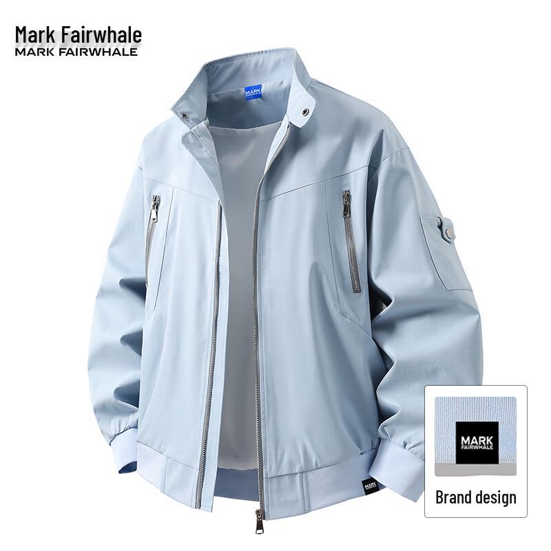 

Mark Fairwhale Men s 2025 Autumn Retro Workwear Stand Collar Jacket 4XL