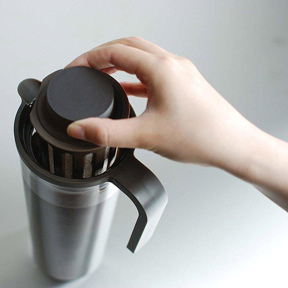 KINTO PLUG Iced Coffee 22484 Jug, 1.2L, Brown,