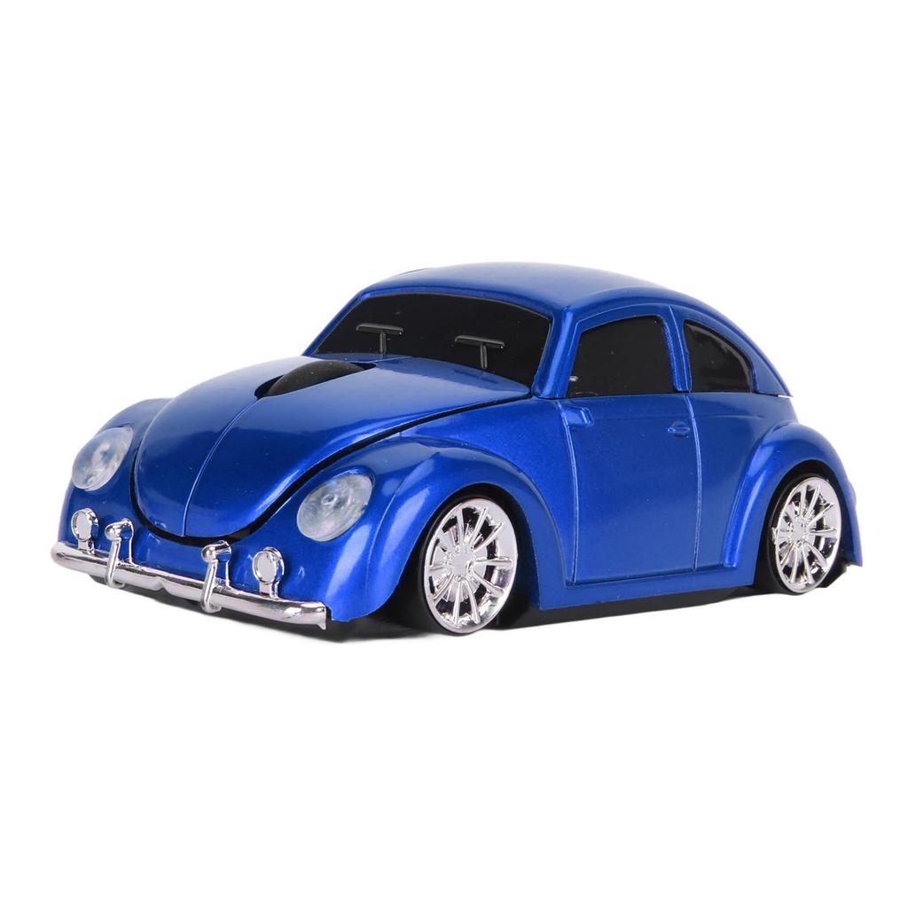 Wireless Mouse Red Sports Car Style 2.4GHz USB Receiver 1600DPI LED Headlamp Office Mouse for