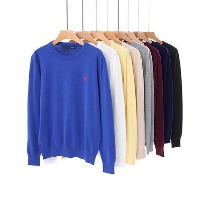 Suéter de Punto Fino de Algodón Puro con Cuello Redondo para Hombre Otoño Invierno CrossRL