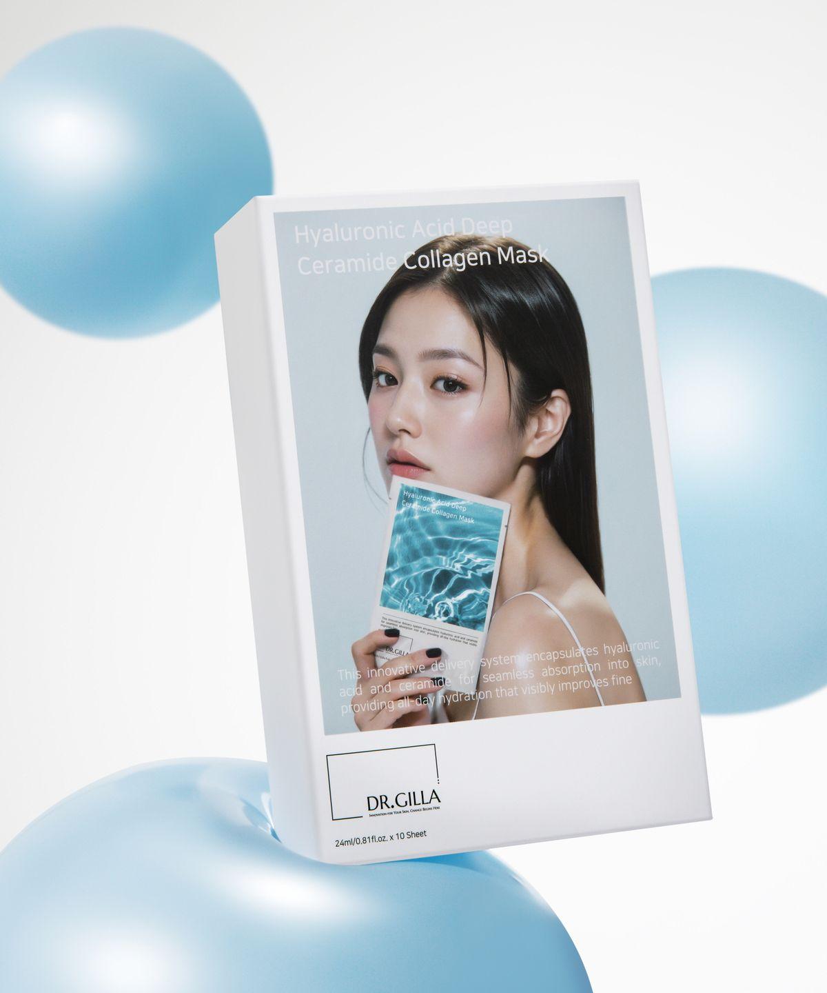 Dr. Gila Hyaluronic Acid Deep Ceramide Collagen Mask 10 Sheets